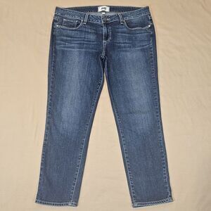 Paige Jimmy Jimmy Crop Jeans Womens Made‎ In USA Low Rise Denim  Size 29